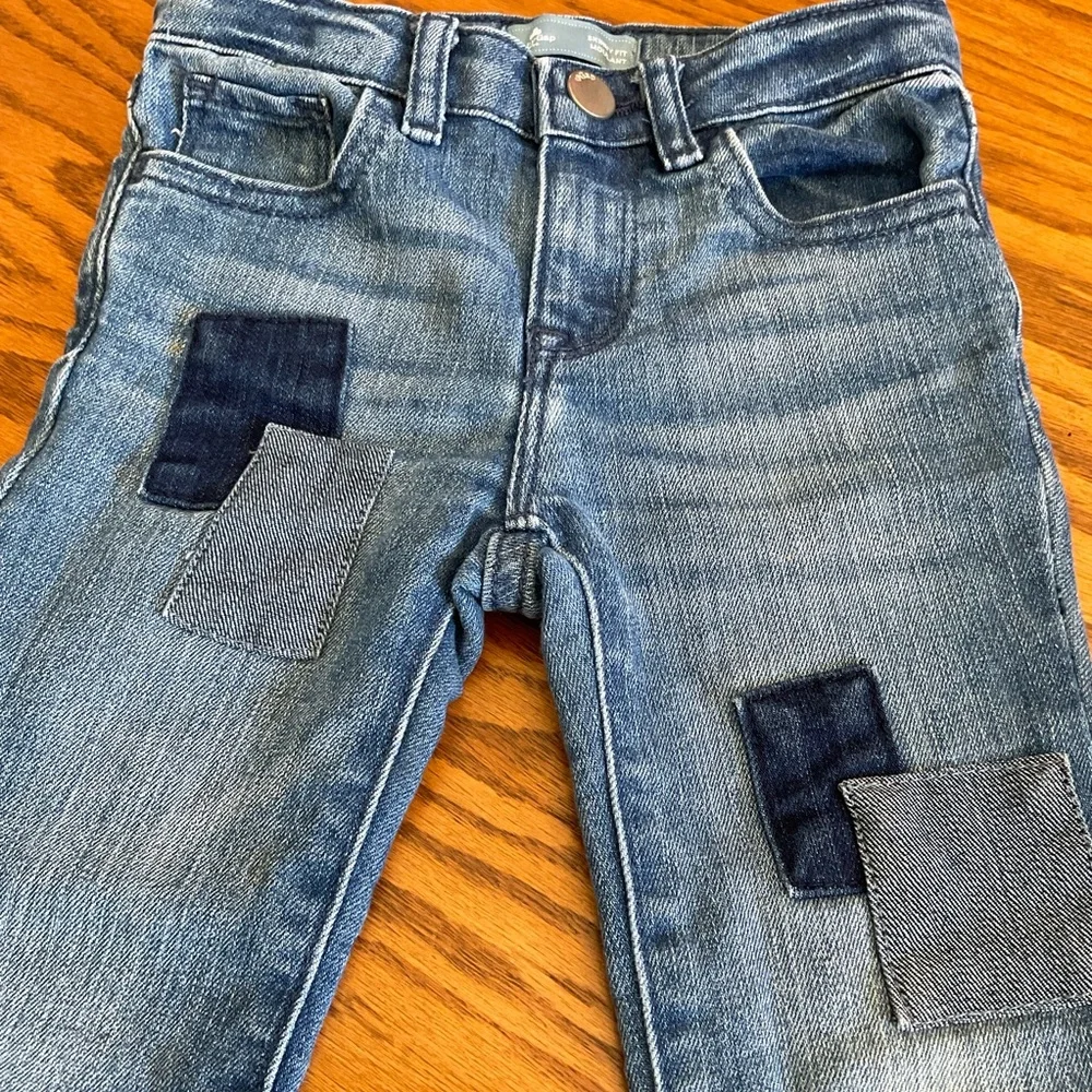 GUC babyGap Skinny Fit Moulant Denim Jeans, Sz 4